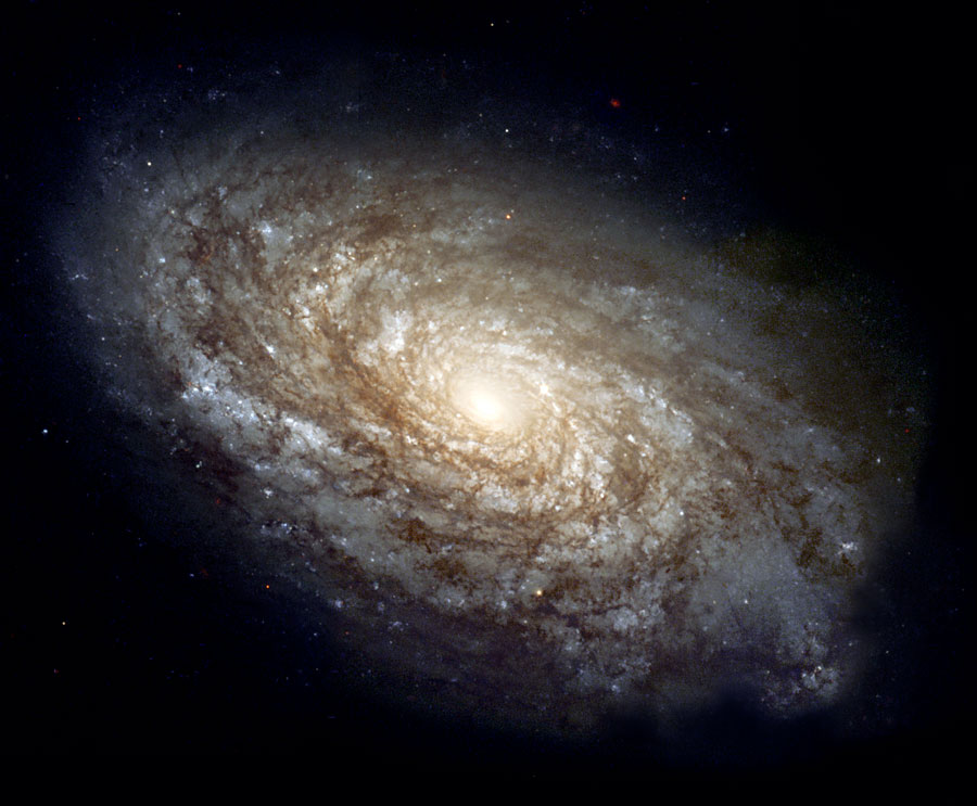 Hubble-Aufnahme der Spiralgalaxie NGC 4414
