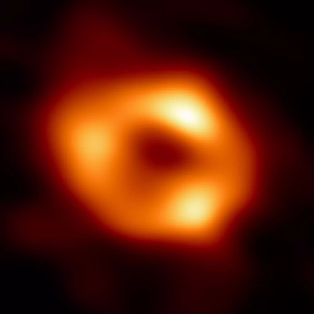 The ring-like structure of Sagittarius A*.