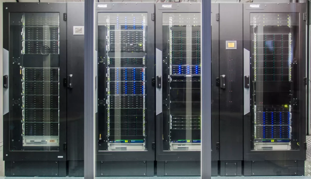 A supercomputer at the Max Planck Institute for Radioastronomy.